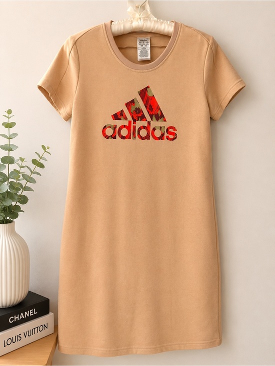 adidas Dresses & Skirts - adidas Peach Crewneck Tee